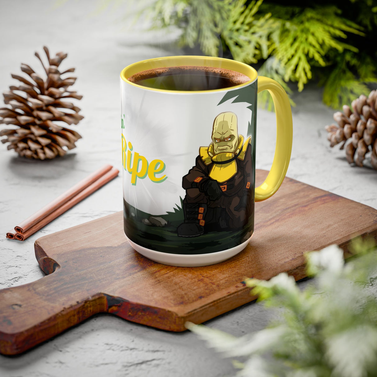 "Feelin’ Ripe" – A Grasslands Mug by Kevin Hinkle