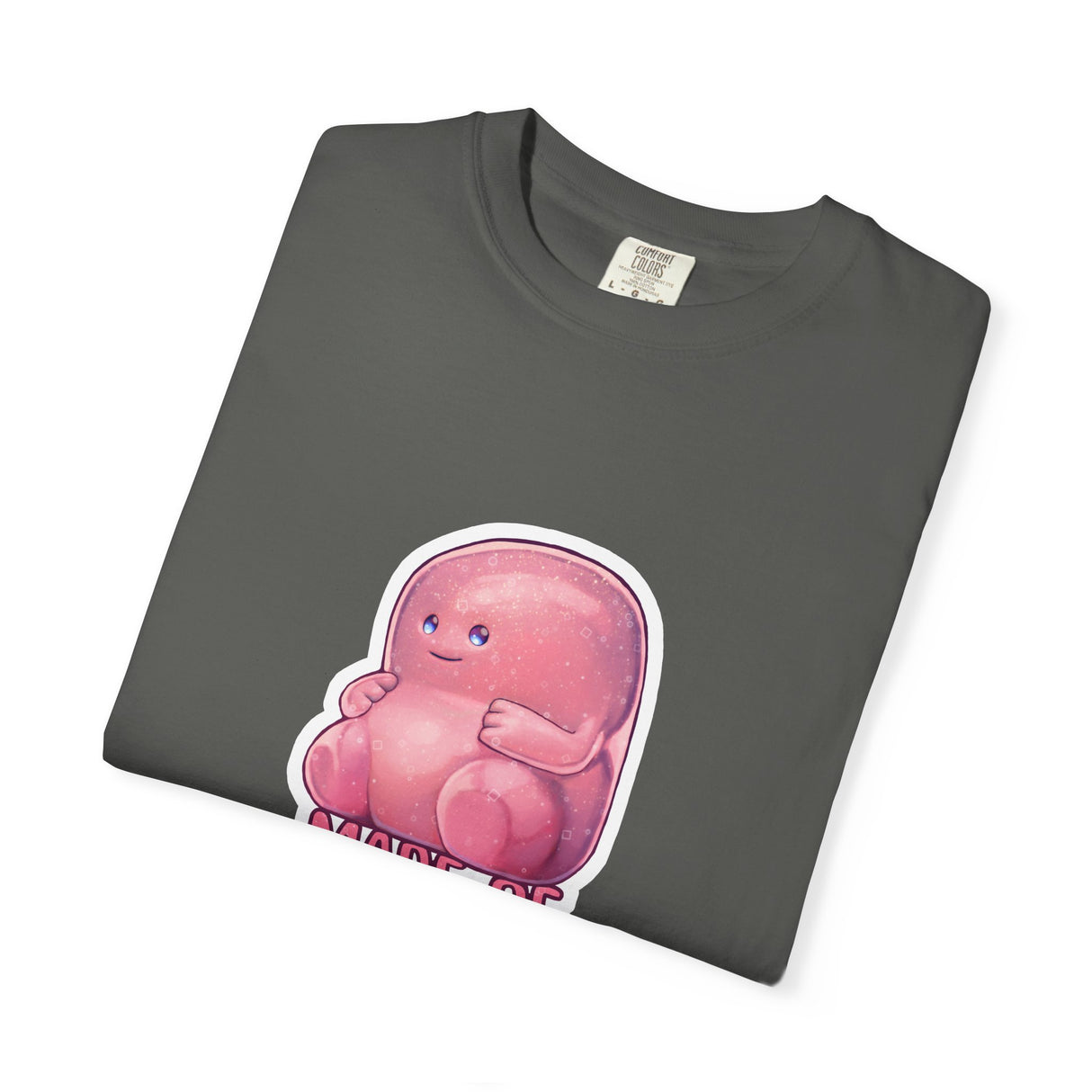 "Made Of Puddin'" Illustrated Cute Unisex T-Shirt - Floofles by Brandon Ellis