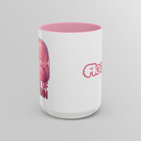 “Made of Puddin’” Cute Pink Accent Mug – Floofles by Brandon Ellis