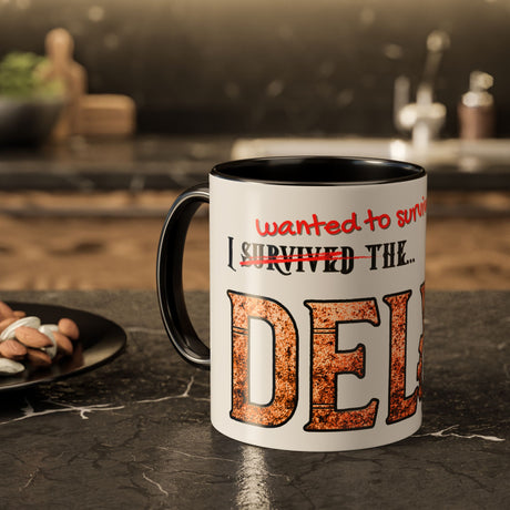 "I (Wanted To Survive) The Delve" – Ruin Steampunk Mug by Brandon Ellis