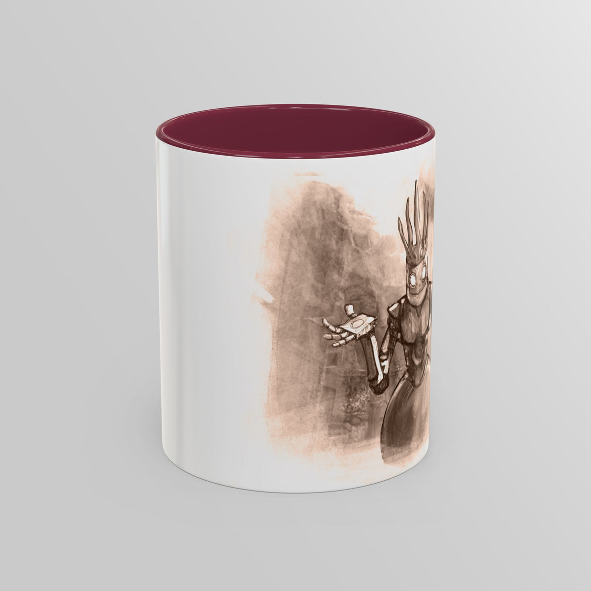 "The Clockwork King" - Ruin Steampunk Mug by Brandon Ellis