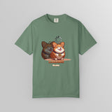 "Loading" Illustrated Ditzy Corgi Unisex T-Shirt - Floofles by Brandon Ellis