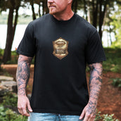 "Rise of the Liberator" - Ruin Steampunk Unisex T-Shirt by Brandon Ellis