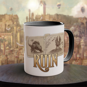 "The Ruin Bestiary" - Ruin Steampunk Mug by Brandon Ellis