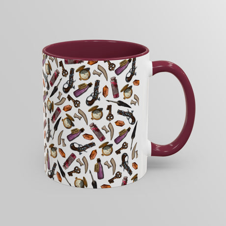 "Clutter from the Workbench" - Ruin Steampunk Mug by Brandon Ellis