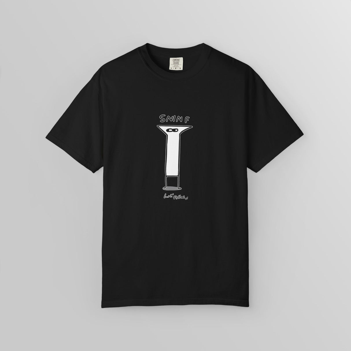 "Sninf" Illustrated Unisex T-Shirt - Lil' Fellas by Ben Mills