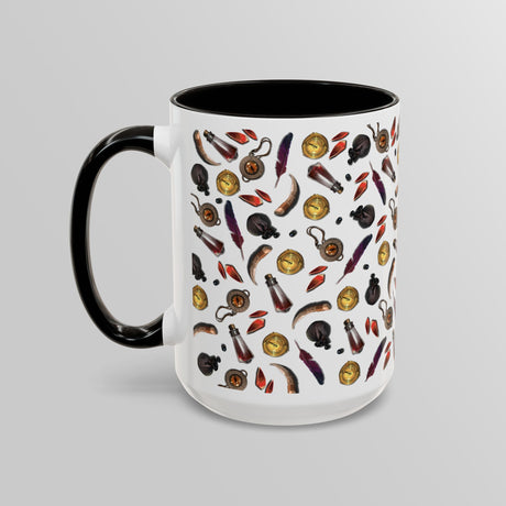 "More Clutter from the Workbench" - Ruin Steampunk Mug by Brandon Ellis