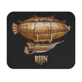 Steampunk Airship Mouse Pad | Gaming Accessory, Office Decor, Unique Gift, Computer Mouse Mat, Desk Organizer