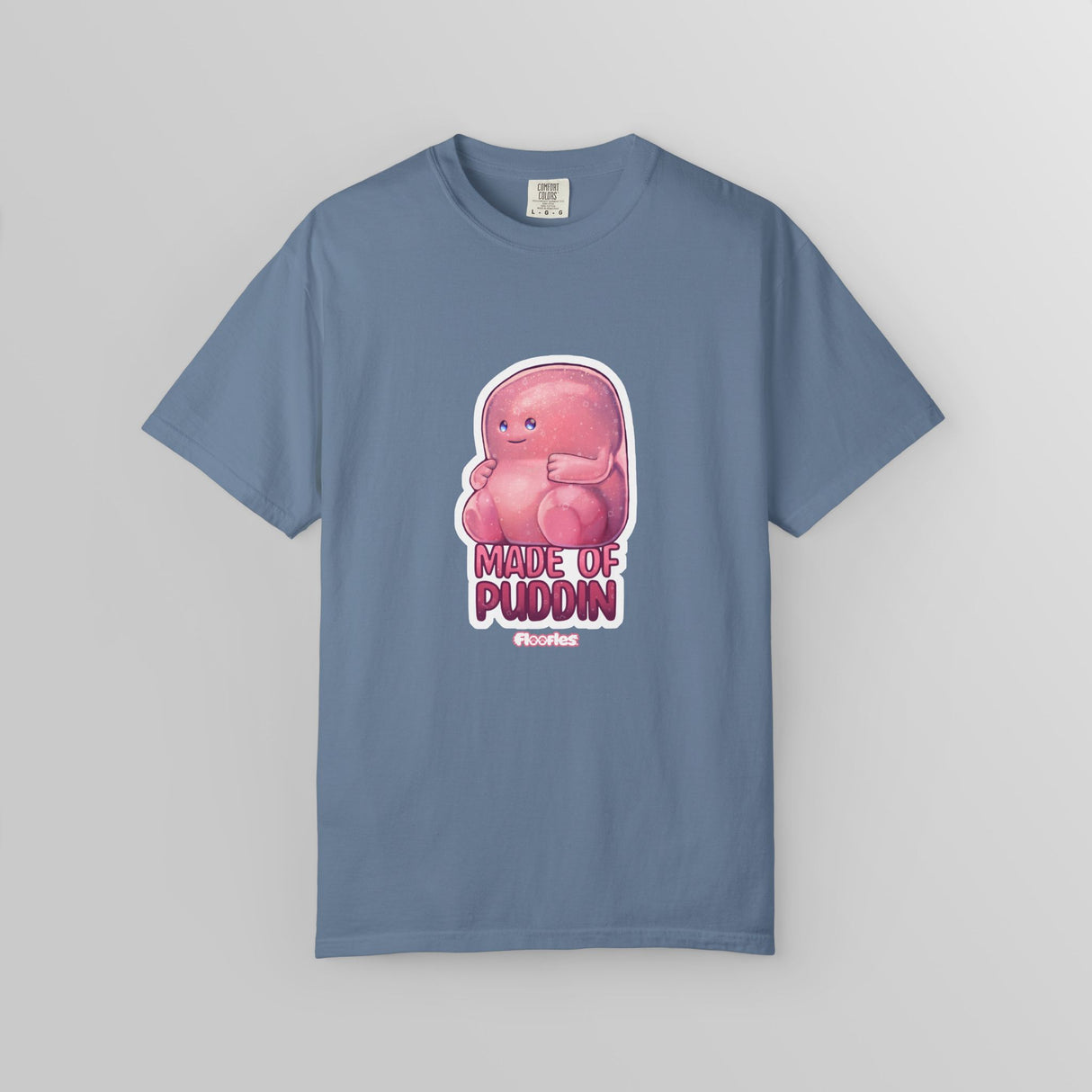 "Made Of Puddin'" Illustrated Cute Unisex T-Shirt - Floofles by Brandon Ellis