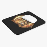 Ruin Emblem Steampunk Airship Black Mouse Mat