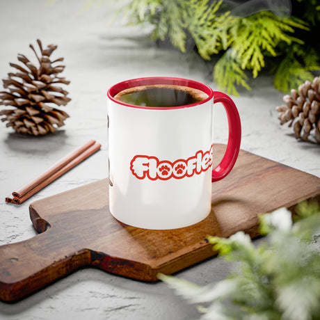 “I Berry My Feelings” Shady Strawberry Red Accent Mug – Floofles by Brandon Ellis