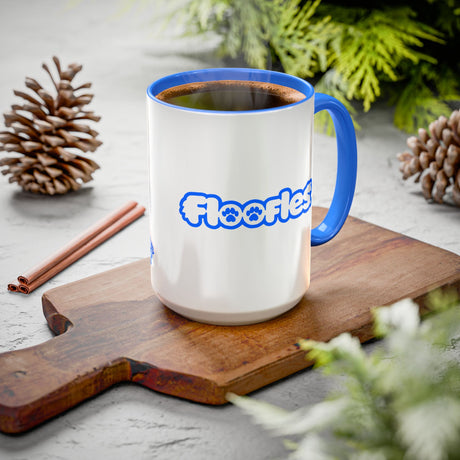 “I’m Not Salty” Cheeky Salt Shaker Blue Accent Mug – Floofles by Brandon Ellis