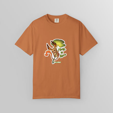 “Hang In There” Illustrated Adorable Woodland Creature Unisex T-Shirt - Floofles by Brandon Ellis