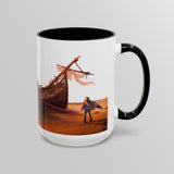 "Jim's Humble Beginnings" - Ruin Steampunk Mug by Brandon Ellis