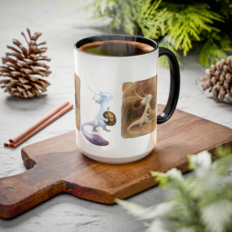 "The Ivory Gekk" - Ruin Steampunk Mug by Brandon Ellis