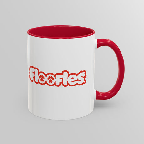 “I Berry My Feelings” Shady Strawberry Red Accent Mug – Floofles by Brandon Ellis