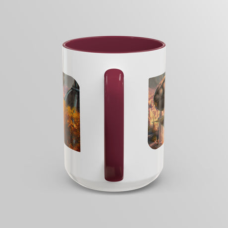 "The Golden Spire" - Ruin Steampunk Mug by Brandon Ellis