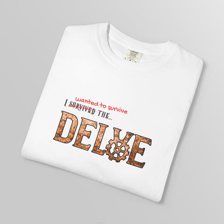 "I (Wanted To Survive) The Delve" - Ruin Steampunk Unisex T-Shirt by Brandon Ellis
