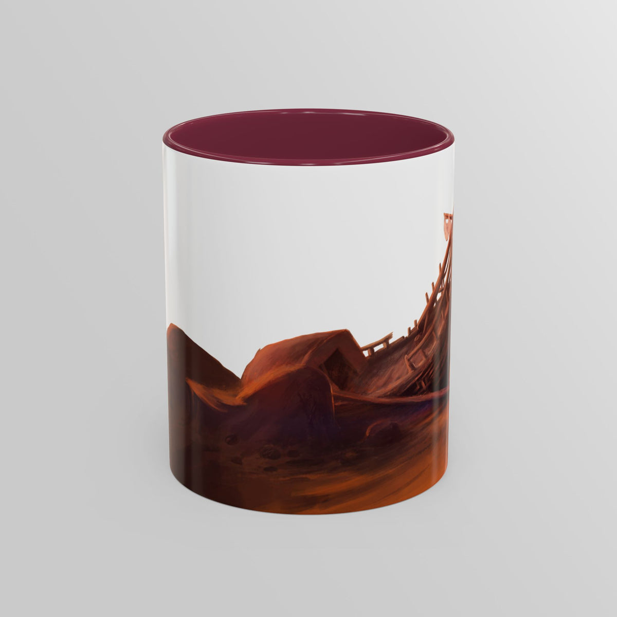 "Jim's Humble Beginnings" - Ruin Steampunk Mug by Brandon Ellis
