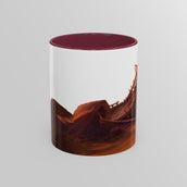 "Jim's Humble Beginnings" - Ruin Steampunk Mug by Brandon Ellis