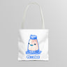 "I'm Not Salty" Cheeky Salt Shaker White Tote Bag - Floofles by Brandon Ellis