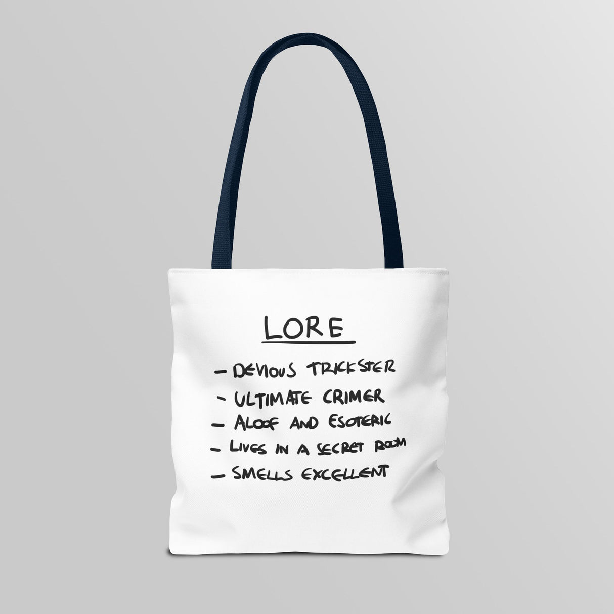 "Slambo" Illustrated White Tote Bag - Lil' Fellas by Ben Mills