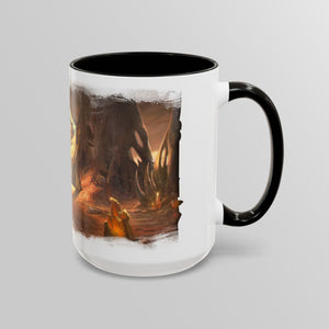 "Dune Watch Emblem Mug" - Ruin Steampunk Mug by Brandon Ellis