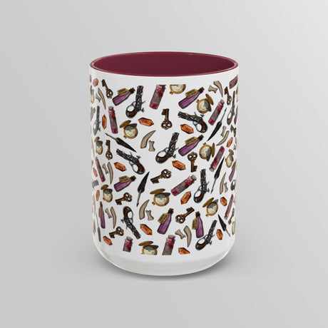 "Clutter from the Workbench" - Ruin Steampunk Mug by Brandon Ellis