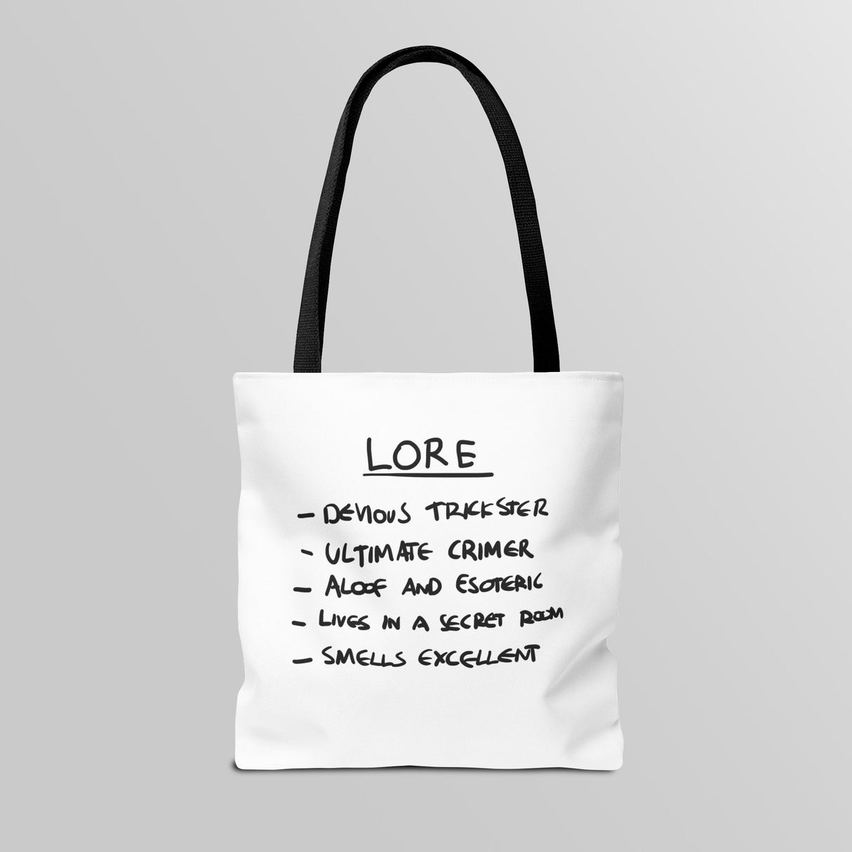"Slambo" Illustrated White Tote Bag - Lil' Fellas by Ben Mills