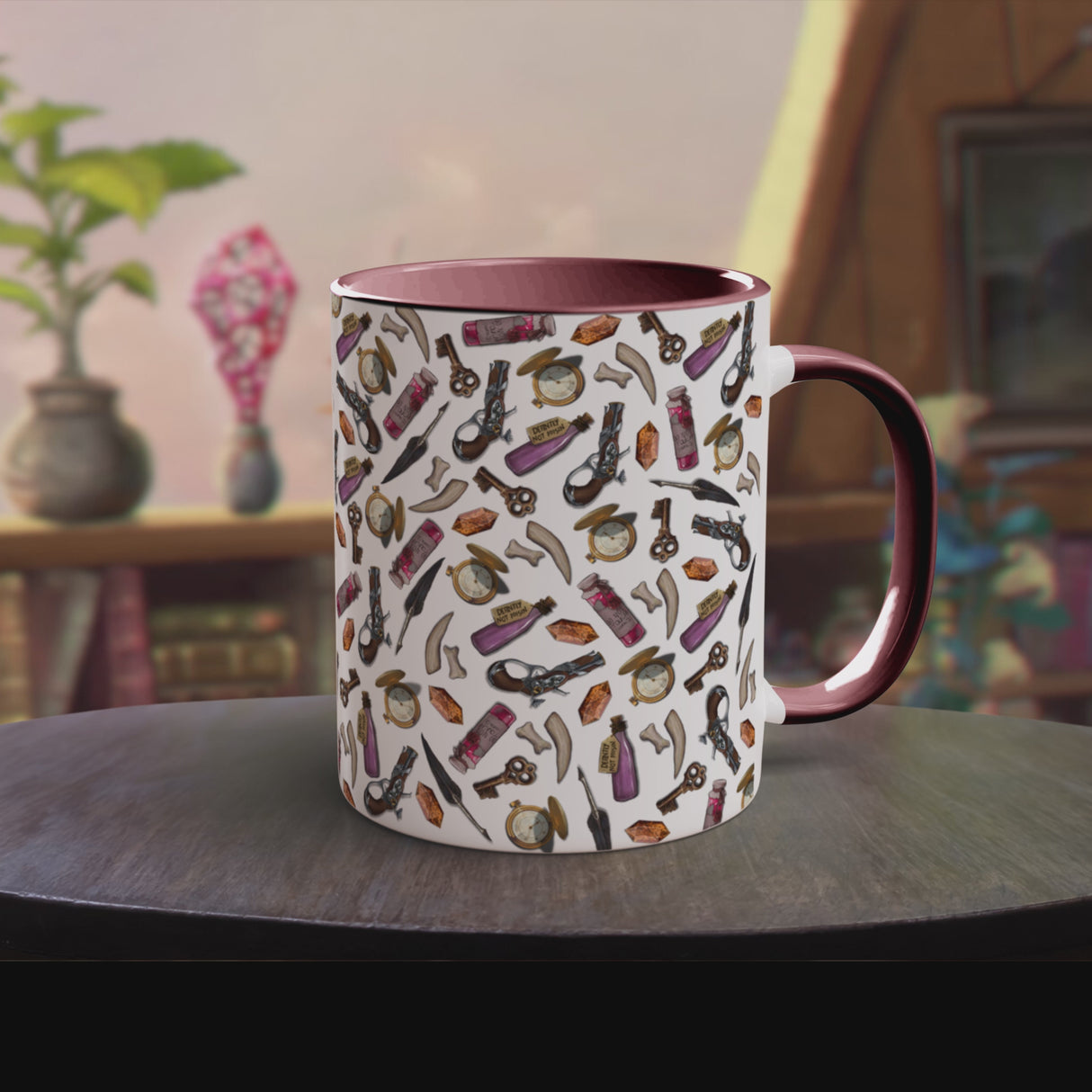 "Clutter from the Workbench" - Ruin Steampunk Mug by Brandon Ellis