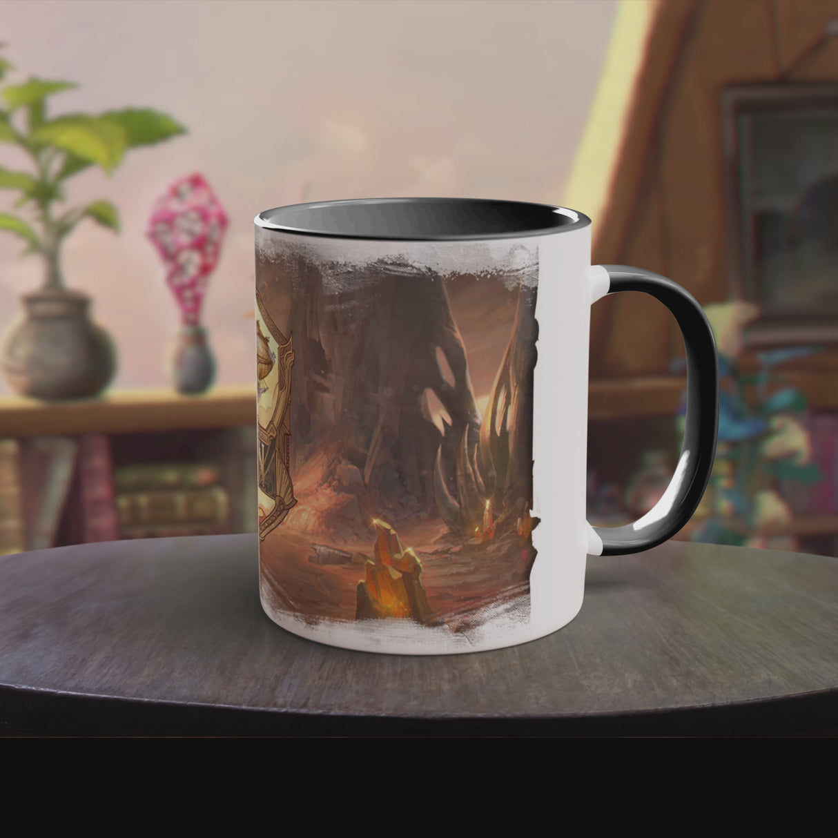 "Dune Watch Emblem Mug" - Ruin Steampunk Mug by Brandon Ellis