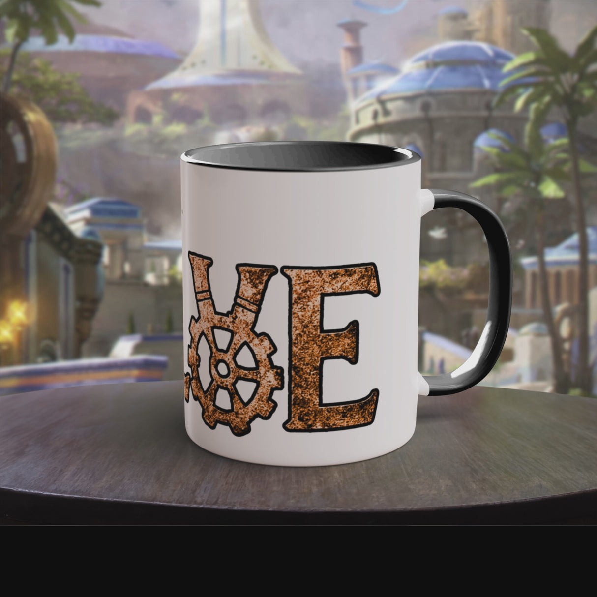"I Survived The Delve" – Ruin Steampunk Mug by Brandon Ellis