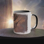 "Painting of The Liberator in Flight" – Ruin Steampunk Mug by Brandon Ellis