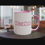 “Made of Puddin’” Cute Pink Accent Mug – Floofles by Brandon Ellis